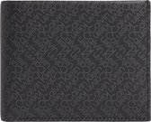 Calvin Klein - RFID - Zigzag sustainable bifold 5cc w/coin - heren portemonnee - black