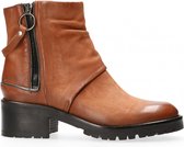 Van Dalen  - Korte Laars Leer - Womens - Cognac - 42