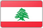 Vlag Libanon - 100 x 150 cm - Polyester