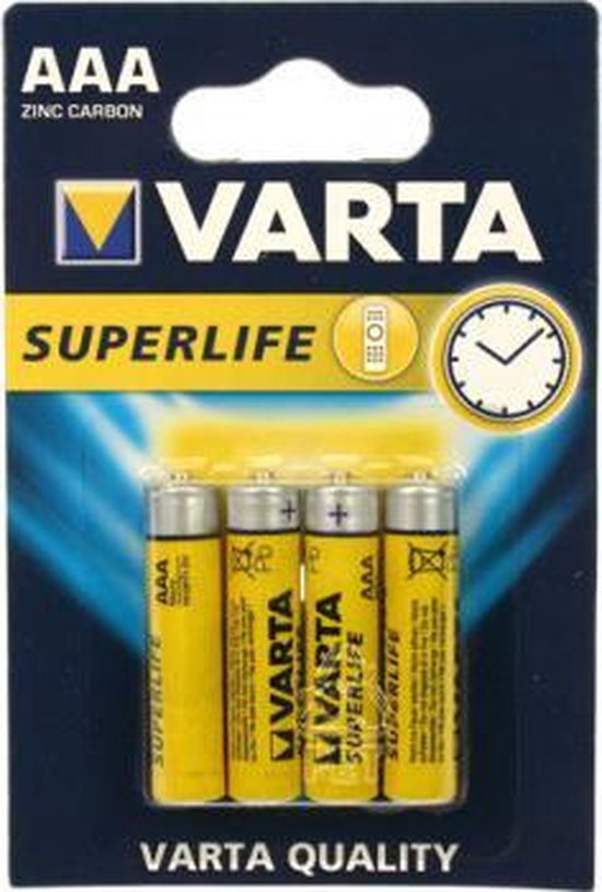 Varta AAA Superlife Batterijen - Varta
