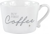 Bastion Collections - Mok - But First Coffee grijs