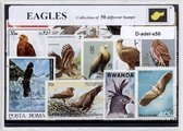 Adelaars/Arenden – Luxe postzegel pakket (A6 formaat) - collectie van 50 verschillende postzegels van adelaars/arenden – kan als ansichtkaart in een A6 envelop. Authentiek cadeau -
