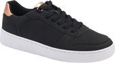 Graceland Dames Zwarte sneaker metallic - Maat 40