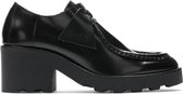 Clarks - Dames schoenen - Wallabee Block - D - black leather - maat 5,5
