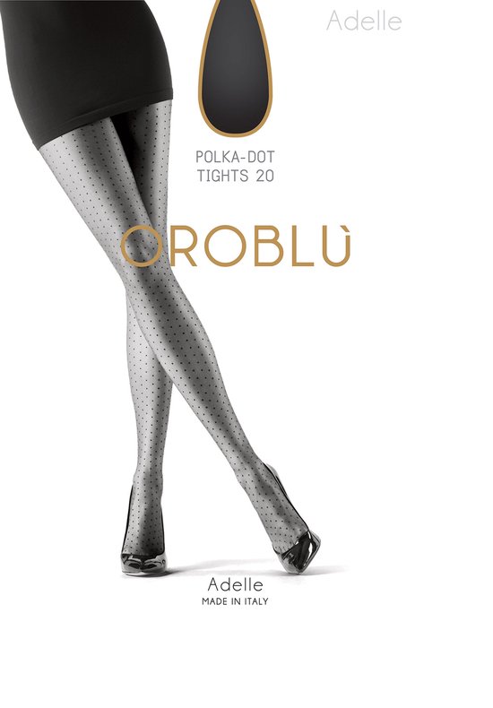 Oroblu Adelle 20 deniers micro pois Taille 38-40 Couleur Blauw-11
