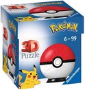 Ravensburger 3D Puzzel Pokémon Pokéball Rood/Wit -