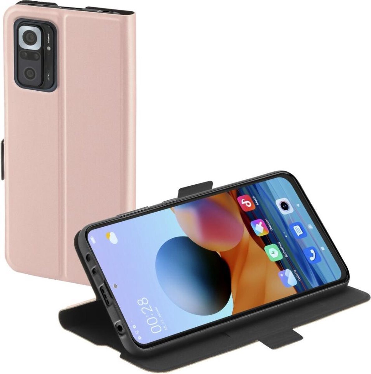 Hama Booklet Single2.0 Voor Xiaomi Redmi Note 10 Pro Roze