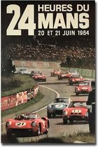 24 Hours Of Le Mans Origineel Print Poster Wall Art Kunst Canvas Printing Op Papier Living Decoratie 90x130cm Multi-color