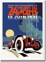 24 Hours Of Le Mans Print Poster Wall Art Kunst Canvas Printing Op Papier Living Decoratie 20x30cm Multi-color