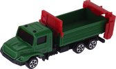 vrachtwagen met trailer 12 cm groen