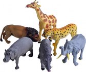 speelfiguren wilde dieren junior 6-delig