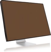 kwmobile hoes voor Apple iMac 27" / iMac Pro 27" - Beschermhoes voor PC-monitor in donkerbruin - Beeldscherm cover