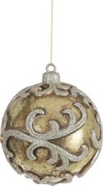 House of Seasons Kerstbal Ornament - H18 x Ø15 cm - Goud