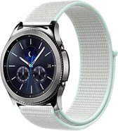 Shop4 - Bandje voor Samsung Galaxy Watch4 Classic 42/ 46mm - Nylon Mint Groen