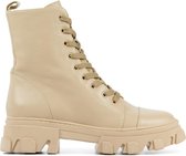 BiBi Lou Chelsea boots Dames / Laarzen / Damesschoenen - Leer - 830T10 - Gebroken wit - Maat 40