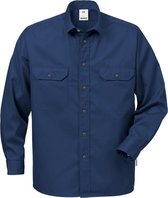 Fristads Katoenen Overhemd 720 Bks - Donker marineblauw - L