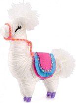 knutselset Yarn Animals Lama junior 14-delig