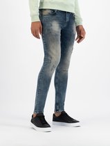 Purewhite - Dylan 738 Super Heren Skinny Fit   Jeans  - Blauw - Maat 25