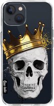 Casetastic Apple iPhone 13 Hoesje - Softcover Hoesje met Design - Royal Skull Print