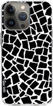 Casetastic Apple iPhone 13 Pro Hoesje - Softcover Hoesje met Design - British Mosaic Black Print