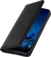 Motorola Moto G60s Hoesje Portemonnee Wallet Book Case Zwart