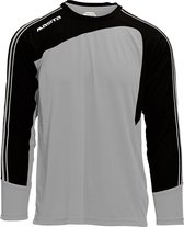 Masita | Keepersshirt Forza - Heren - Dames - Kind - Ademend Vochtregulerend Quick-Dry Technologie - GREY/BLACK - 116