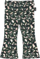 just be kids - Flared pants print paint - groen - meisjes - maat 98-104