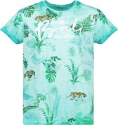 DEELUXE T-shirt met tropische print BALI Lagoon
