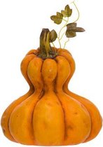 Pompoen Decoratie - Beeld - Herfstdecoratie - Oranje - Keramiek - 29,5cm