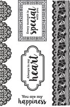 Kaisercraft - Clear stamp cottage rose