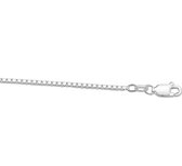 YO&NO - Ketting - Zilver - Venetiaans - 1,4mm - 60cm - Sieraden vrouw - Gerhodineerd - Zilver 925