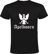 Apeldoorn Heren t-shirt | go ahead eagles | Zwart