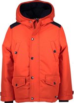 Moodstreet winterjas sporty orange met capuchon voor jongens - Maat 92