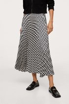 Mango Rok Plisse Rok Met Print 17094393 99 Dames Maat - XL