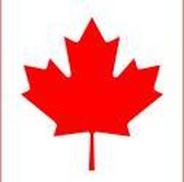 vlag Canada 30x45cm