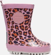 Regenlaarzen | Meisjes | leopardo pink | Textiel | Shoesme | Maat 21