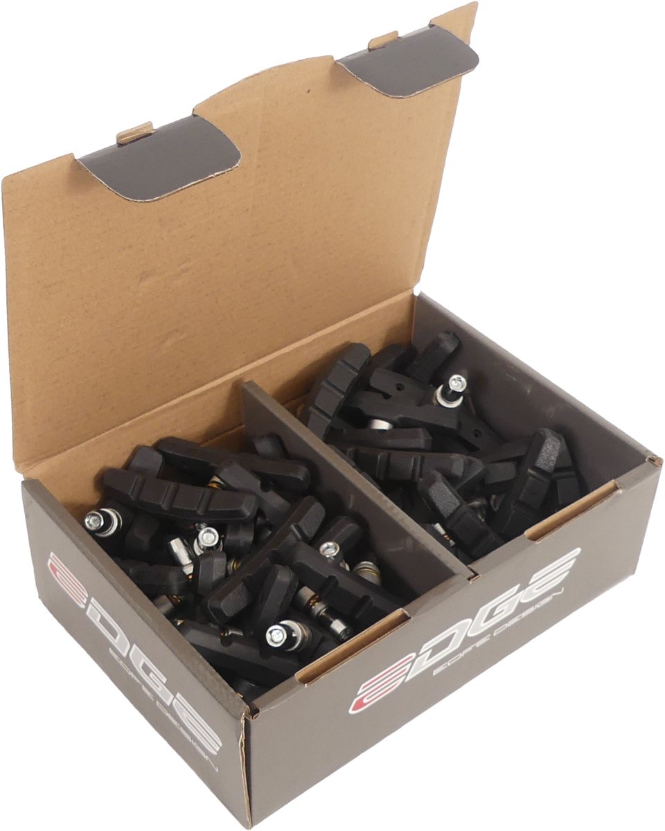 Remblokset V-brake 72mm - (werkplaatsdoos = 25