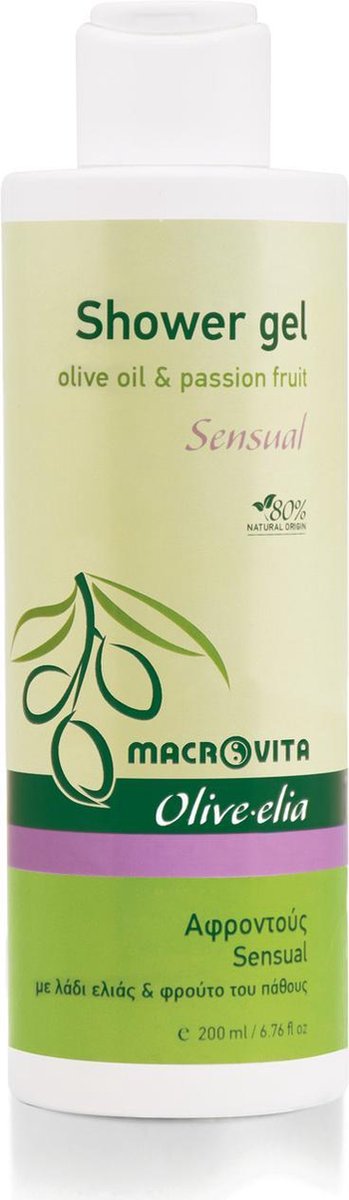 Macrovita Olive-elia Douchegel Sensual met Passievrucht