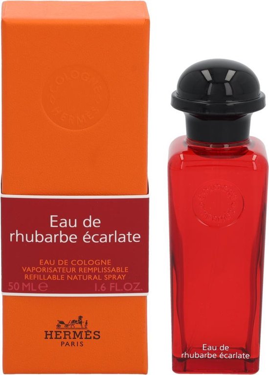 Hermes - Eau de Rhubarbe Ecarlate Refillable - Eau de Cologne 50 ml |  bol.com
