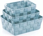 Mand Alvaro Set van 3 Stuks - Blauw - Kela