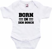 Born in Den Bosch tekst baby rompertje wit jongens en meisjes - Kraamcadeau - Den Bosch geboren cadeau 92 (18-24 maanden)