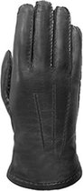 Leren handschoenen heren model Swindon Color: Black, Size: 8.5