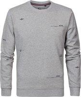 Petrol Industries - Sweater met logo artwork Heren - Maat XL