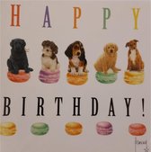 Kaart - Franciens katten - Happy Birthday! - Hondjes