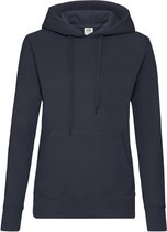 Fruit of the Loom - Lady-Fit Classic Hoodie - Donkerblauw - S