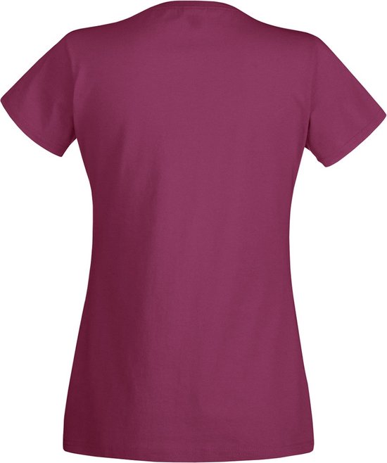Fruit Of The Loom Dames Vrouwen Damens Fit Valueweight T shirt met korte mouwen. bol