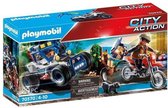 Playset City Action Police off-road Vehicle: Pursuit of the Thief. Playmobil 70570 (89 pcs)