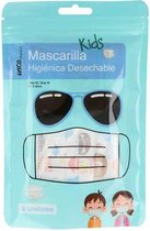 Wegwerpbaar hygiënisch gezichtsmasker Market Inca Kinderen (5 Onderdelen)