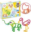 foto van Spaghetteez 70stuks set- flexibele bouwstaafjes- speelgoed 4,5,6,7,8 jaar jongens en meisjes- knutselen meisjes jongens- constructie speelgoed- Montessori speelgoed- educatief speelgoed