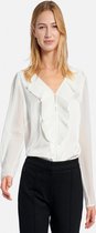 Blouse met transparante lange mouwen